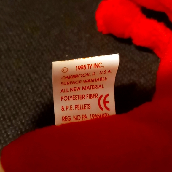 Vintage & Retired 1995 TY Beanie Baby "SNORT" Rare w/Errors - Picture 11 of 11